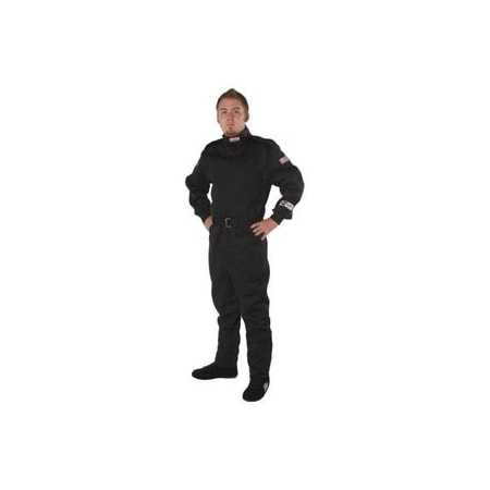 G-Force RACING APPAREL One Piece Suit Adult 2 Extra Large SFI 32A1 Rated Thermal Protective Performance 4125XXLBK